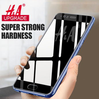 H&A Clear Full Coverage Tempered Glass For Huawei P10 lite P10 Plus Screen Protector for Huawei P10 Lite Honor 9 Tempered Glass