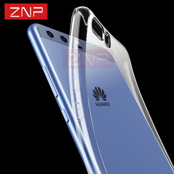 ZNP Silicone Soft TPU Transparent Case For Huawei P10 P10 Plus High Quality Transparent Cover Cases For Huawei P10 lite P10 Case