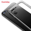 Esamday Clear Silicon Ultra Thin Soft TPU Case For 7 7Plus 8 8Plus X Transparent Phone Case For iPhone 5 5s SE 6 6s 6Plus 6sPlus
