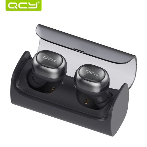 QCY Q29 TWS business Bluetooth earphones wireless 3D stereo headphones headset and power bank with microphone handsfree calls