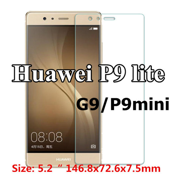 9H Tempered Glass for Huawei p9lite P8 P8lite P10lite 2017 Y6 2 compact Honor 7X 9lite 6A 6X 5C 8 7 lite Screen Protective