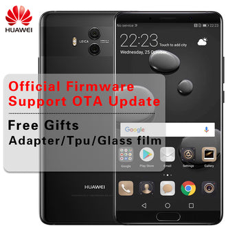 Global Firmware Huawei Mate 10 Android 8.0 Mobile Phone Dual Rear Camera 20MP 12MP 3D Curved Glass 5.9
