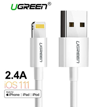 Ugreen MFi Lightning to USB Cable for iPhone X 7 6 5 6s Plus Fast Charging USB Data Cable for iPhone 5s 5C SE Mobile Phone Cable