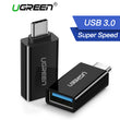 Ugreen Type C Adapter Type-C to USB 3.0 OTG Cable Adapter USB C Converter for Samsung Galaxy S8 S9 Huawei p20 USB C OTG Adapter
