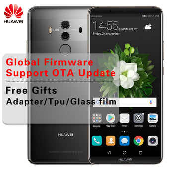 Huawei Mate 10 Pro Global Firmware Smartphone Android 8.0 Dual Rear 20MP+12MP 4000mAh 6.0
