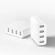 Original Xiaomi USB Charger 4 Port 5V/7A 35W Travel Wall Charger 2.4A Quick Charge Waterproof for Smartphones Pads
