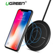 Ugreen Qi Wireless Charger for iPhone 8/X /8 Plus 10W Fast Wireless Charging Pad for Samsung Galaxy S8 S9 S7 Wireless Charger
